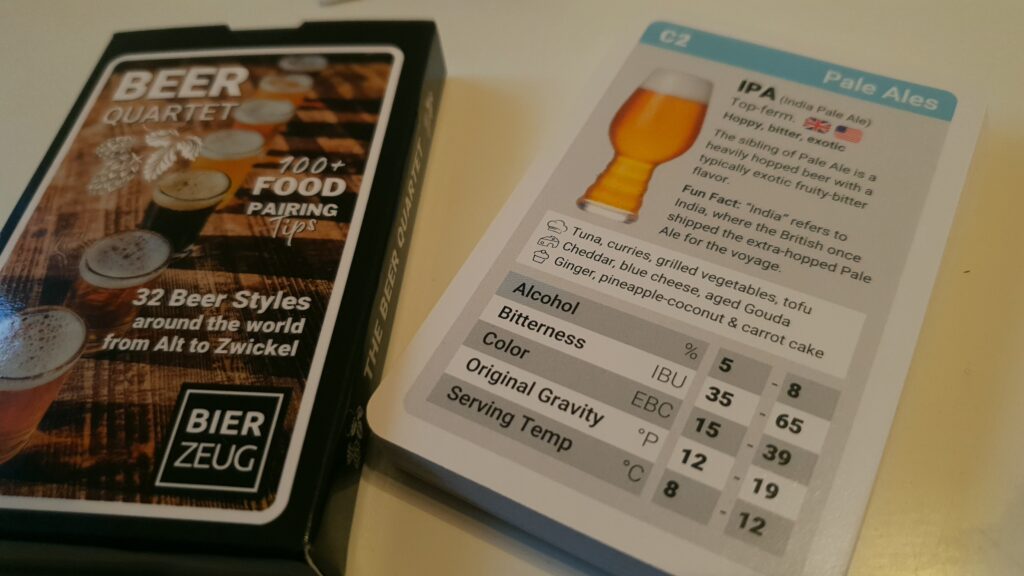 Jeu de cartes Beer Quartet