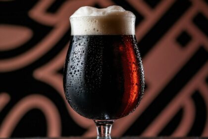 Un verre de bière de style Eisbock