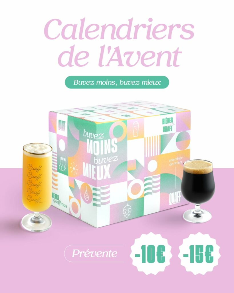 Calendrier de l'avent bière 2024 Quaff webshop