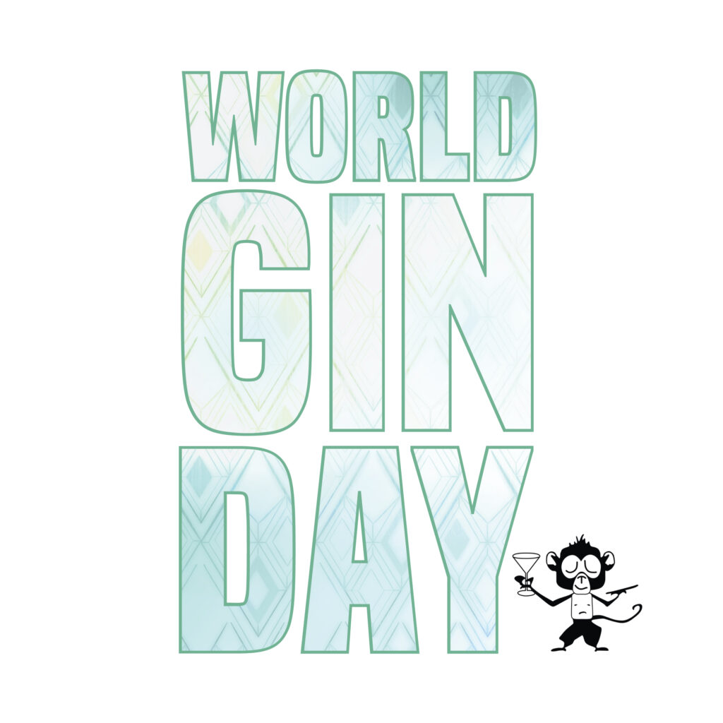 Logo du World Gin day, journée mondiale du gin