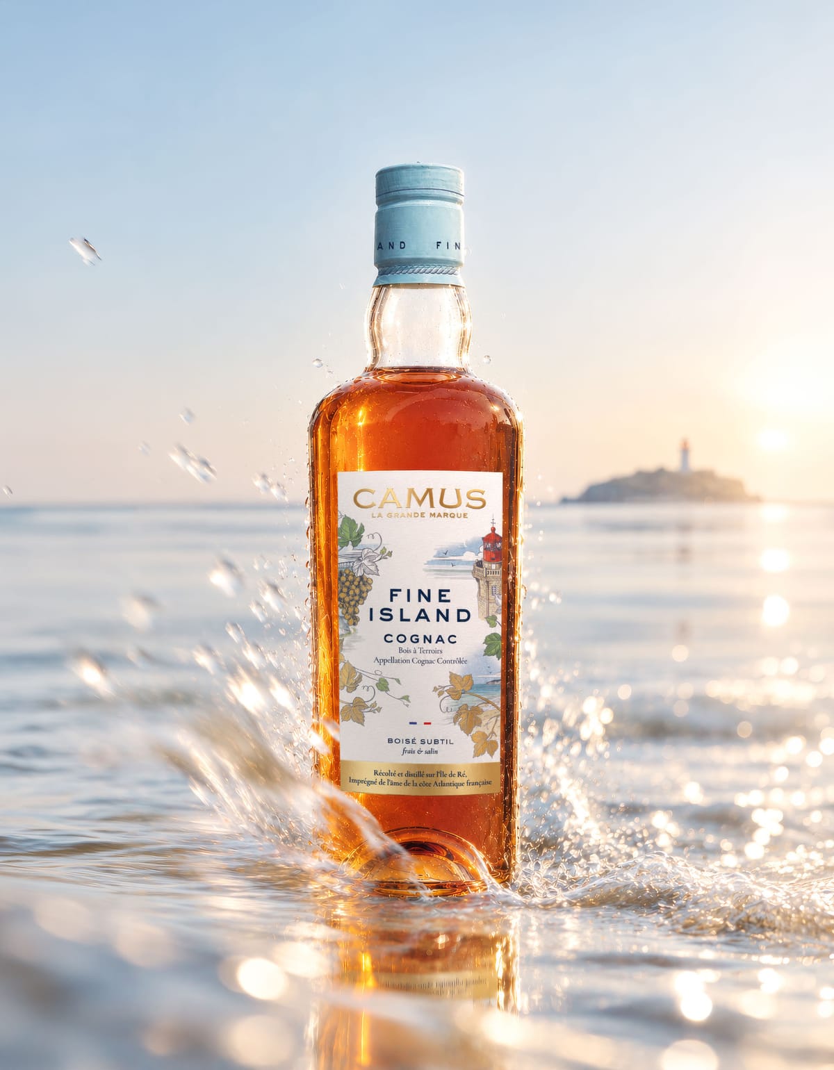 Fine Island : sur l’Île de Ré, Camus fait du cognac un concentré d’océan